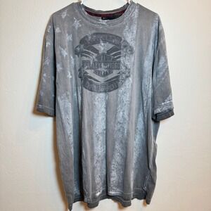 Harley Davidson‎ Cycles Gray Graphic T-Shirt Mens XL American Legend